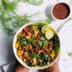 Quinoa with Sauteed Kale and Zucchini