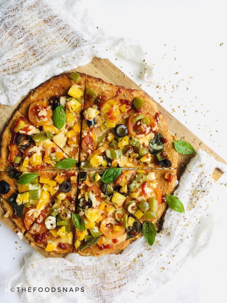 Oats & Chickpea Thin Crust Pizza