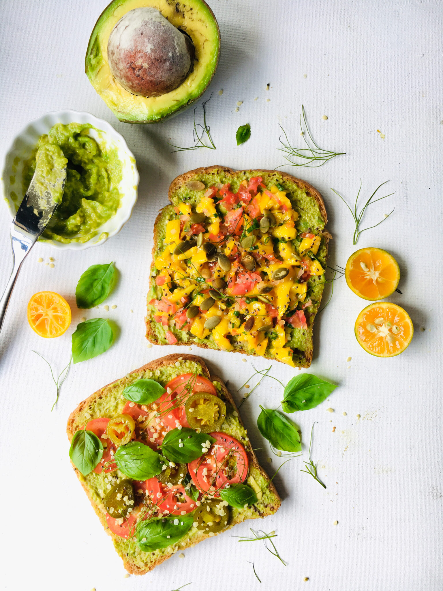 Healthy Avocado Toasts TheFoodSnaps