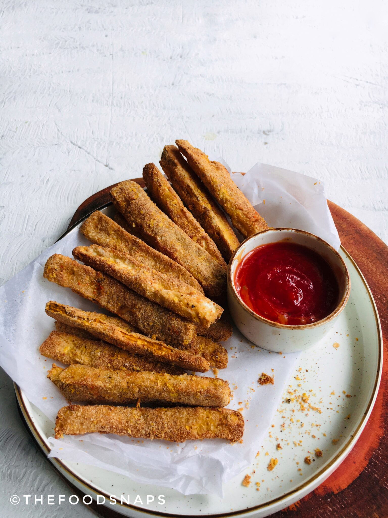 Air Fryer Zucchini Fries - TheFoodSnaps