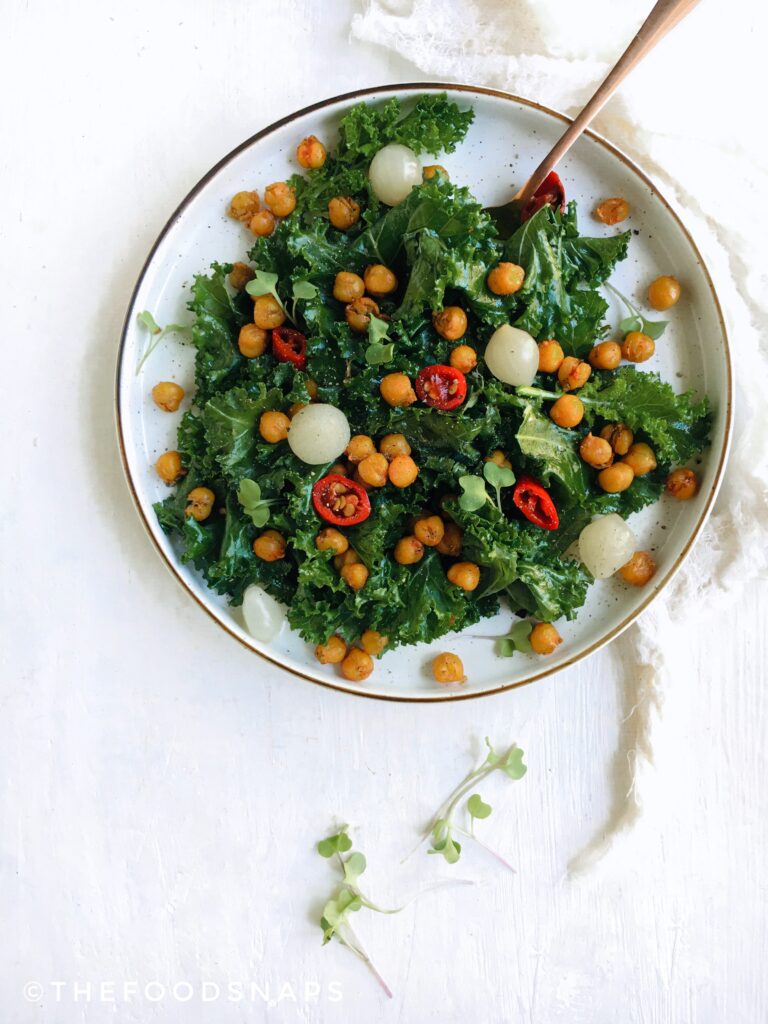 Kale and Chickpea Salad 