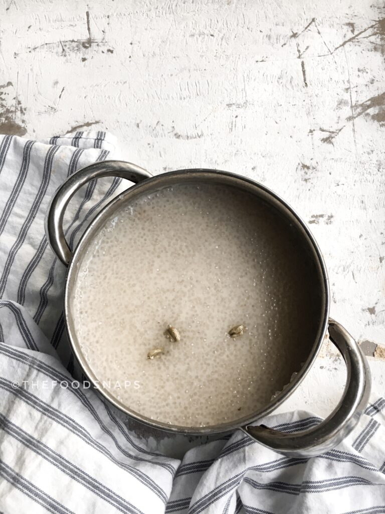 Cooked Sago Cooked Sago