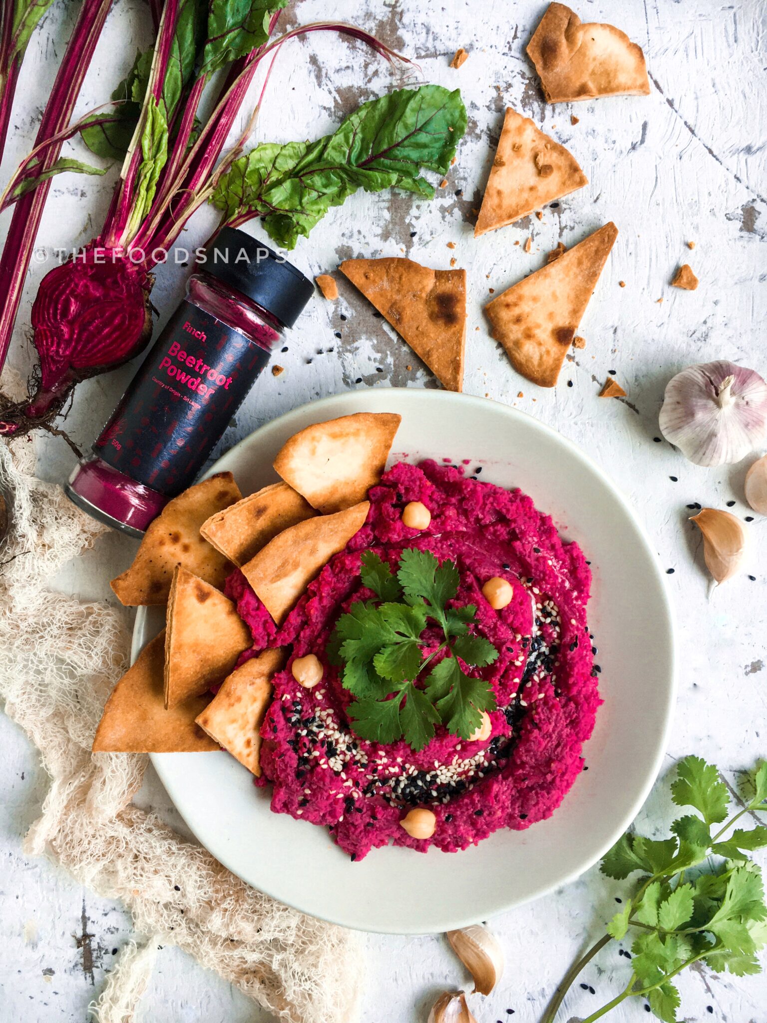 Beetroot Hummus TheFoodSnaps