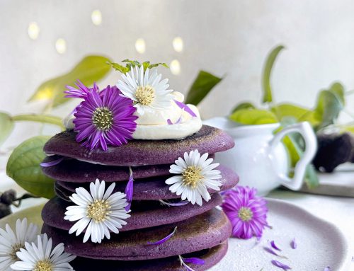 Purple Yam Flour Pancakes